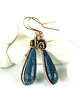 kolczyki wire wrapping Kolczyki z jadeitem