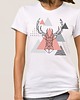 t-shirt damskie Koszulka  z nadrukiem Geometryczny jeleń
