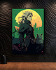 plakaty Portret Czarownicy - Plakat - Druk - Czarownica, Wiedźma, Halloween #10