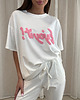 t-shirt damskie Bluzka Enjoy It Bianco