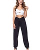 spodnie dresowe damskie Spodnie alladynki haremki casual oversize