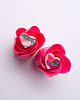 kolczyki z masy plastycznej Sztyfty pastylki SERDUSZKA