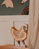 lampy do pokoju dziecka Drewniana lampka Kura