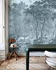 tapety i naklejki ścienne Tapeta Jungle Cat Blue