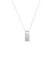 wisiory MONOLITH long / silver necklace