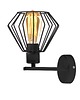 kinkiety Czarny kinkiet w stylu loft DUBLIN LOFT
