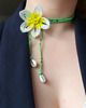 chokery Plumeria - naszyjnik choker