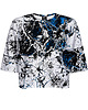 t-shirt damskie DR.CROW T-shirt Krótki CROP Marble White
