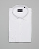 koszule męskie Koszula męska biała laspezia 00358 długi rękaw slim fit 176/182 38