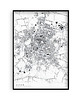 plakaty Radom - mapa miasta  plakat z mapą Radomia