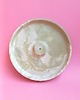 Podstawki pod kadzidełka Okrągła podstawka na kadzidełko, palo santo, marble, zielono-biała