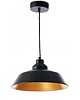 lampy wiszące Lampa wisząca Gold Black Loft, czarna, 115 cm
