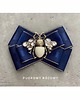 broszki Granatowa Brosza z Owadem NOWOŚĆ