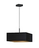lampy wiszące Czarna lampa wisząca do salonu BOGOTA GOLD