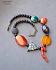 korale Ekskluzywny naszyjnik z mixu minerałów modny elegancki handmade PREZENT lux