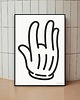 plakaty Plakat Sitodruk GLOVE