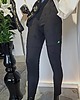 legginsy Czarne Zamszowe Leginsy