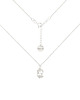 chokery Srebrny choker pancerka ze znakiem zodiaku Ryby