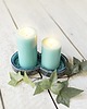 świeczniki i świece Świecznik ceramiczny turkusowy (p.Anna)