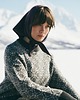 apaszki Apaszka Fioletowa BIRUANG 100% etycznej wełny merino RWS