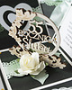kartki scrapbooking 55 rocznica ślubu, szmaragdowe gody, exploding box, kartka 3d
