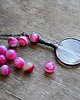 wisiory Lupa z różową kulką
