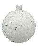 ozdoby choinkowe Okrągła bombka śnieżka: średnia