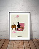 plakaty Plakat Cat Deco