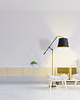 lampy podłogowe Stylowa lampa podłogowa do czytania w salonie FOYA GOLD