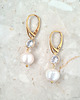 kolczyki pozłacane Kolczyki pozłacane CRYSTAL PEARLS II - unikat