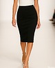 spódnice midi Spódnica czarna  YY600179