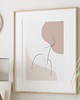 plakaty Plakat Szkic Kobiety Abstrakcja Line art P426