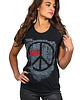 t-shirt damskie T-shirt damski UNDERWORLD Peace czarny
