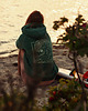 bluza z kapturem damska HOODIE Bottle Green SurfGirl