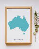 grafiki i ilustracje Mapa grafika - Australia