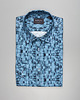 koszule męskie Koszula calimera 00542 długi rękaw granatowy slim fit