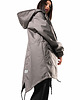 kurtki damskie Kurtka ocieplana/ płaszcz typu parka stone grey