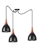 lampy wiszące Lampa Spyder Pająk Potrójny Metal Loft LED