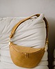 saszetka nerka Beani bag maxi - skórzana nerka - zamszowa - camel