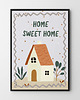 obrazy i plakaty do pokoju dziecięcego Home sweet home - plakat dla dzieci pokój dziecka