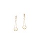 kolczyki pozłacane MINIMAL earrings MINI / silver