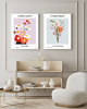 grafiki i ilustracje DWA PLAKATY KWIATY bukiet FLOWER MARKET