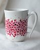 kubki Kubek ręcznie malowany Serduszka 325ml