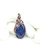 wisiory Wisiorek wire wrapping z lapis lazuli