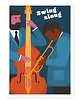 plakaty Plakat, muzyk, muzycy, swing, blues, muzyka.