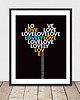 plakaty Plakat typograficzny na ścianę, czarny