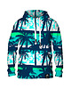 bluza z kapturem damska Damska Bluza z kapturem DR.CROW Blue Beach