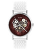 zegarki unisex Zegarek - Serce steampunk - silikonowy, biały