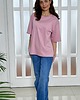 t-shirt damskie T-shirt PUDROWY RÓŻ
