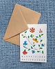 kartki scrapbooking Kartka na życzenia, wzory kociewskie, 12 x 17 cm